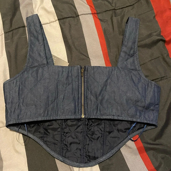 Lioness Denim Corset - Picture 3 of 3
